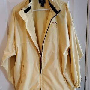 Cutter & Buck Jacket in Yellow and Black Windbreaker For MEN Or Women TRUMP